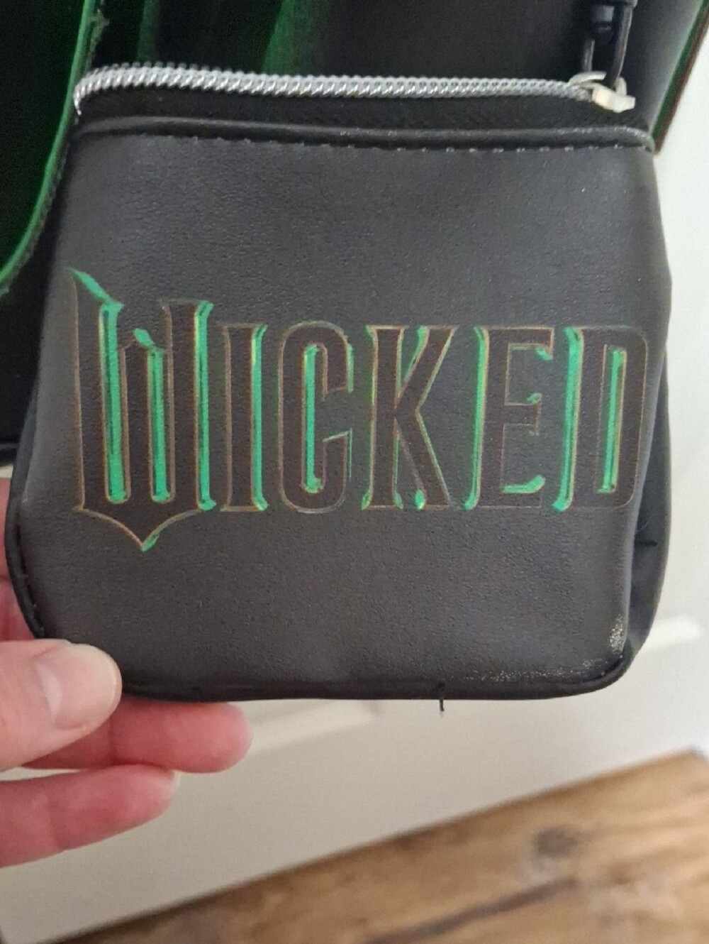 Wicked Defy Gravity Black & Green Mini Backpack - Picture 4 of 7